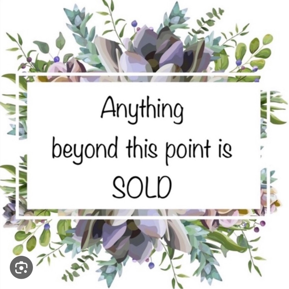 Everything below has been sold :)
